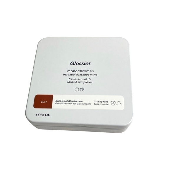 🆕Glossier - Monochromes essential eyeshadow trio in Clay - Picture 7 of 8